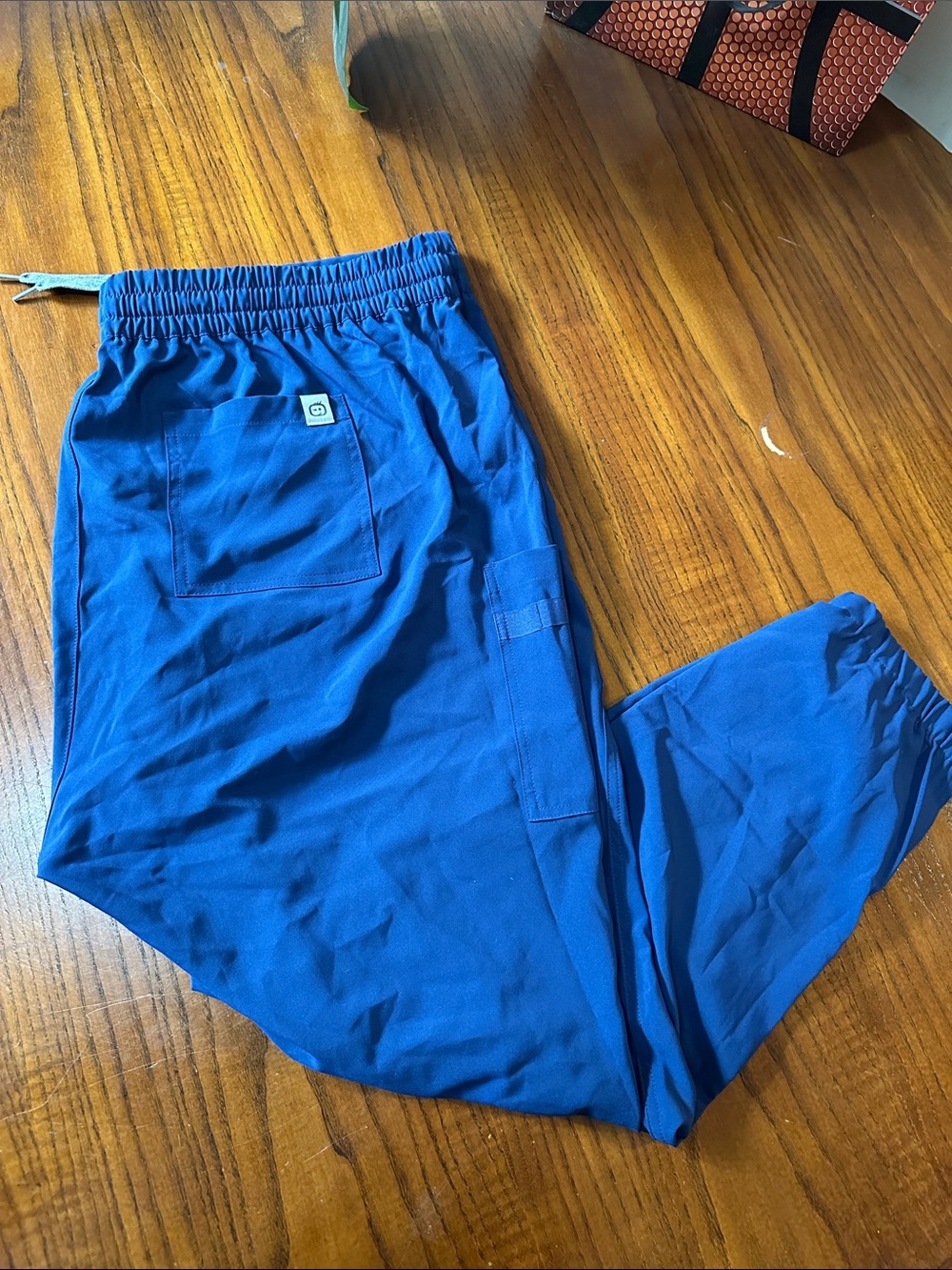 WonderWink Men's Royal Blue Cargo Jogger Pants